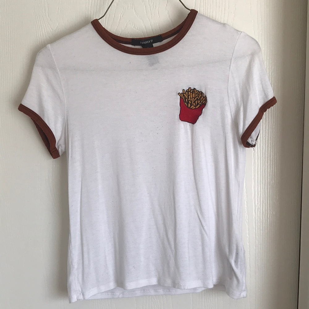 Forever 21 Embroidered Tee